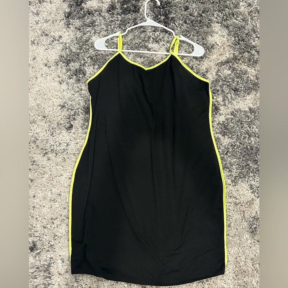Neon Stripped Party Dress